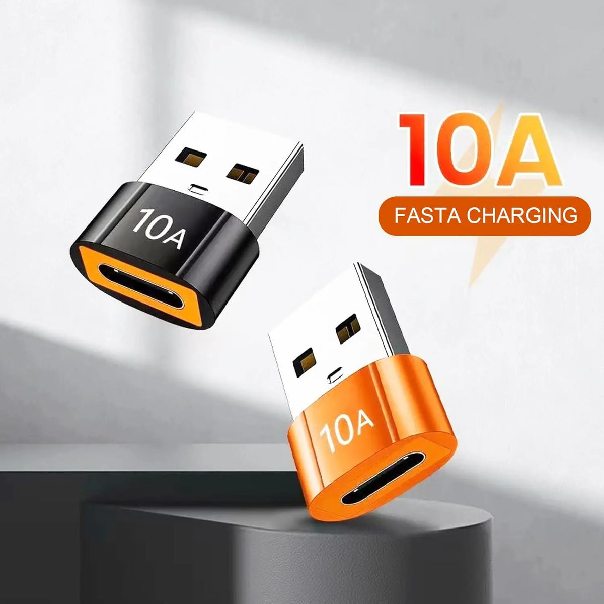 USB-A to USB-C Charging Adapter