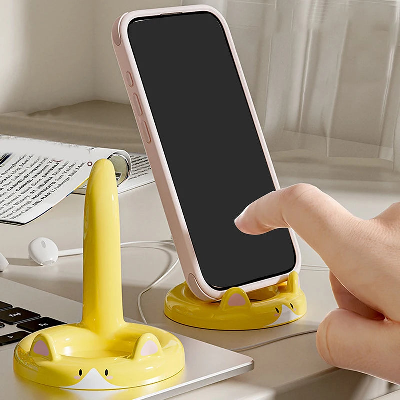 Cute Cat Desktop Phone Holder