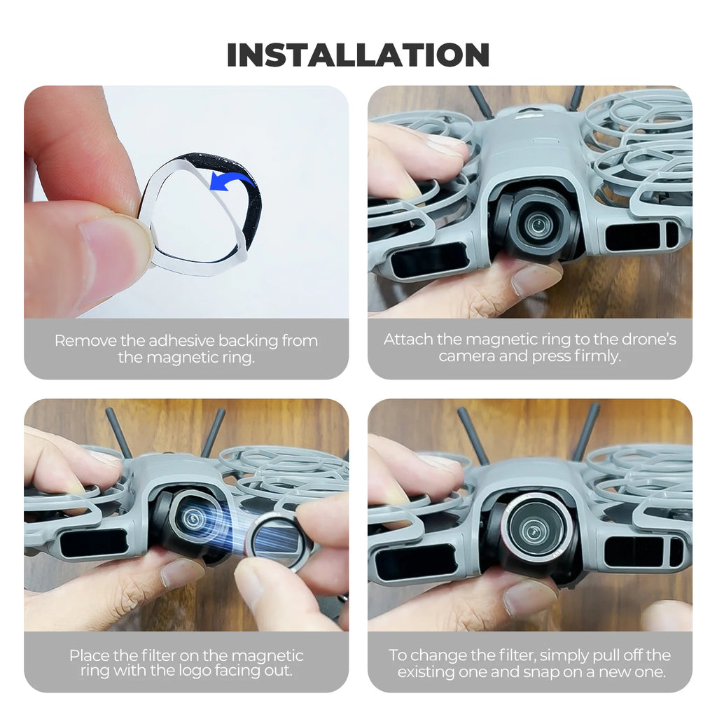 FREEWELL 3-Pack Magnetic Filter Set for DJI Neo 2