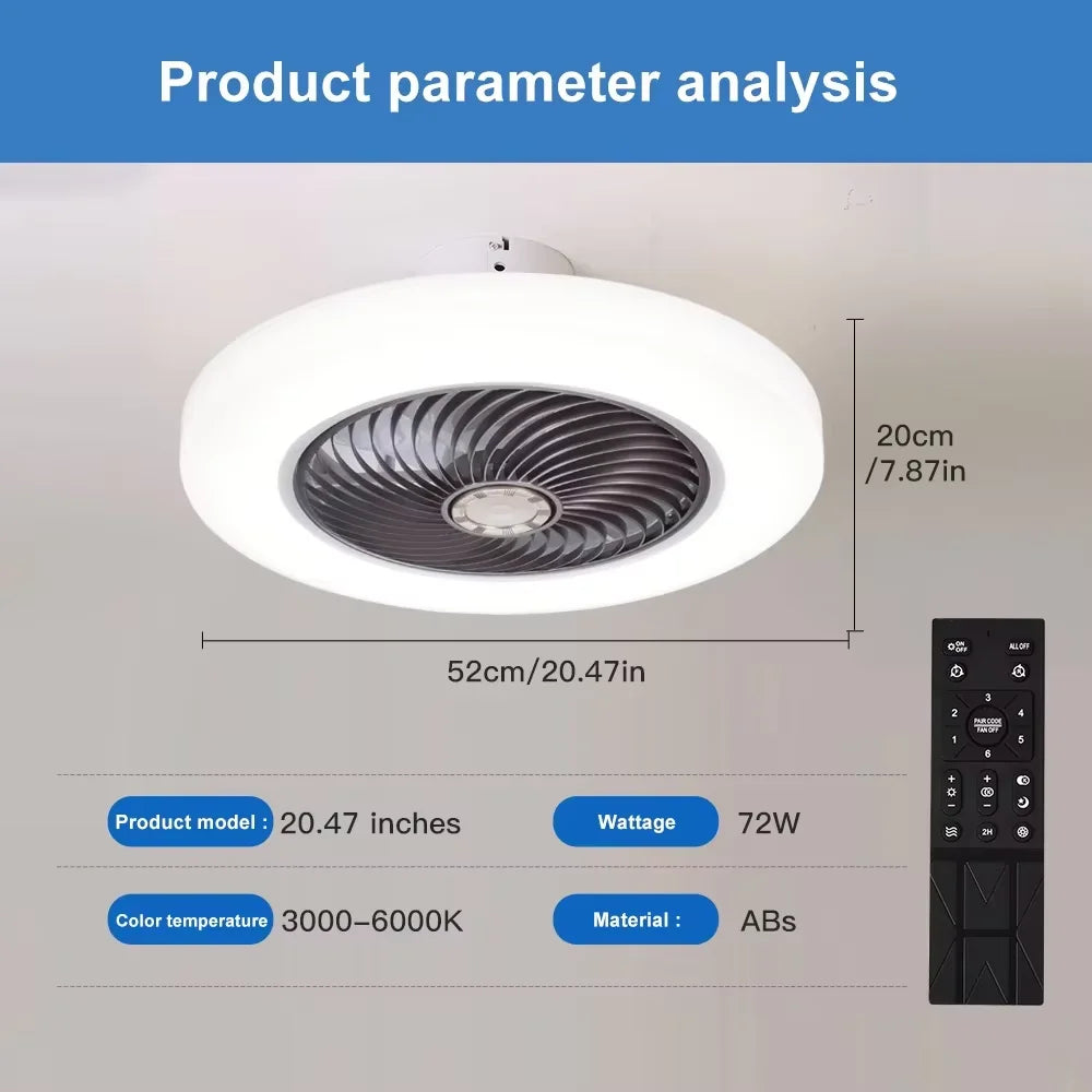 TNZ EXPENERGY 52cm Smart Ceiling Fan Light