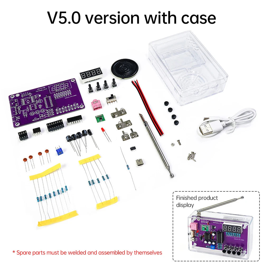 diymore RDA5807S DIY FM Radio Soldering Kit