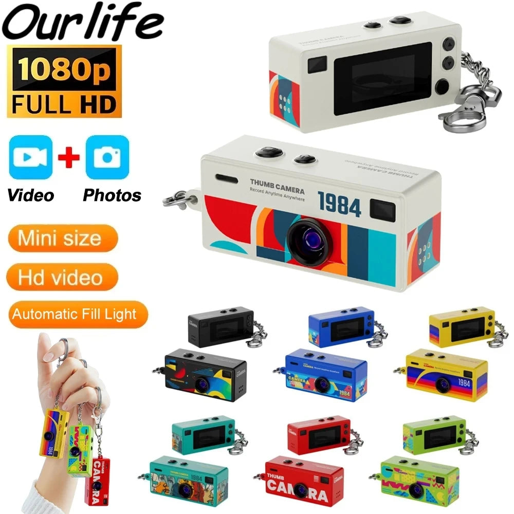 G6 1080P Mini Retro Keychain Camera