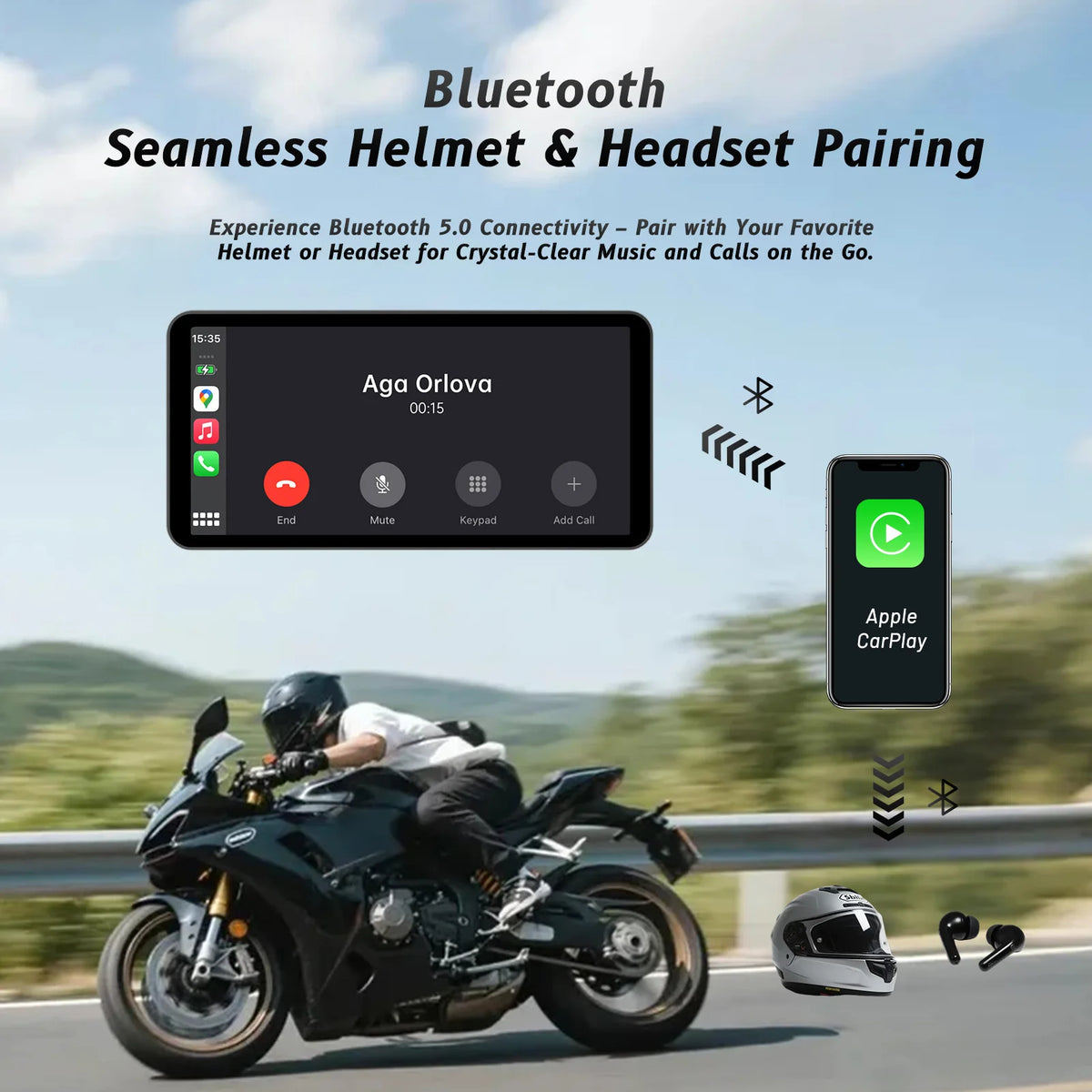 Neelyke 6-Inch Motorcycle Smart Display