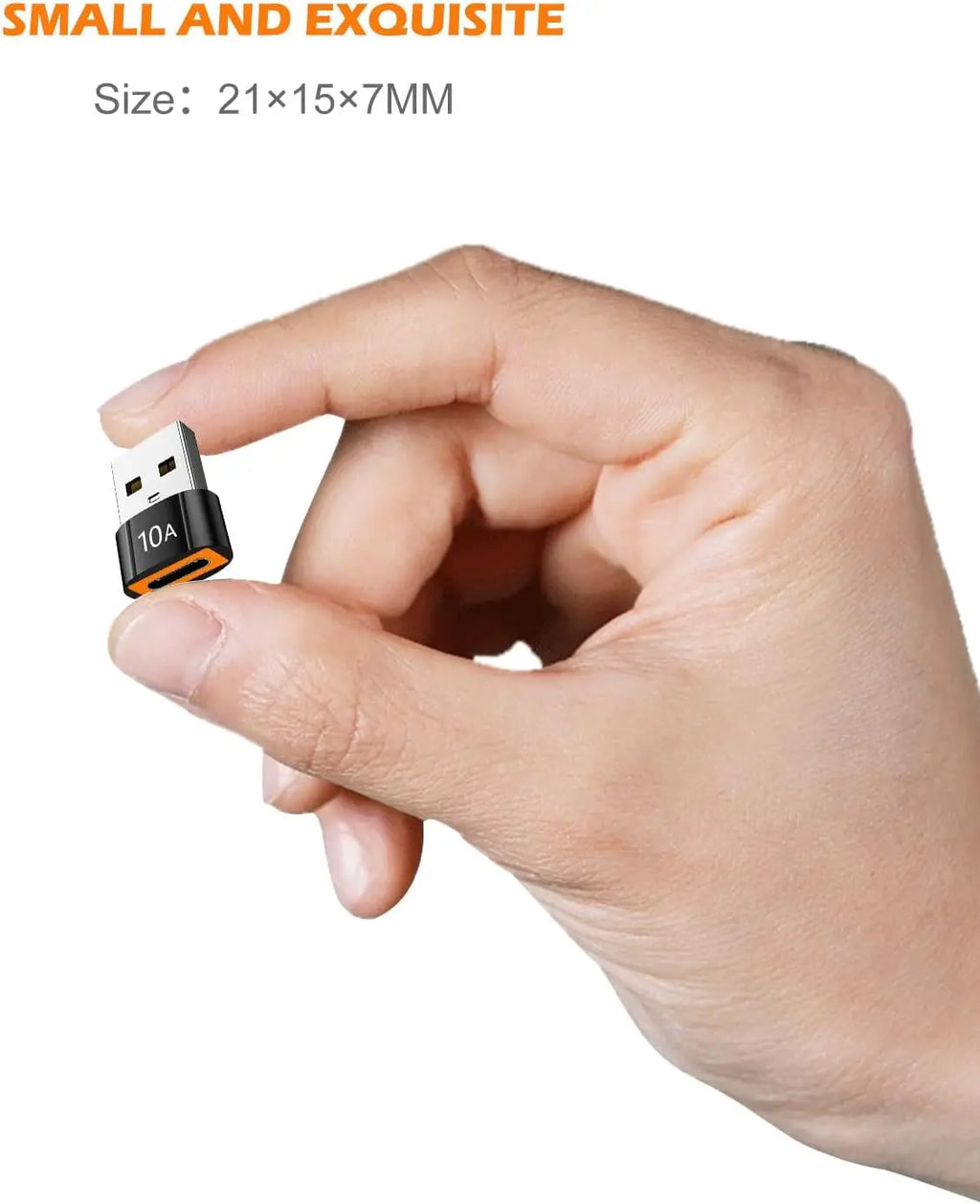 USB-A to USB-C Charging Adapter