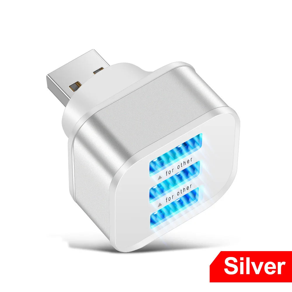 PHONEPACE 3-Port USB Charging Adapter