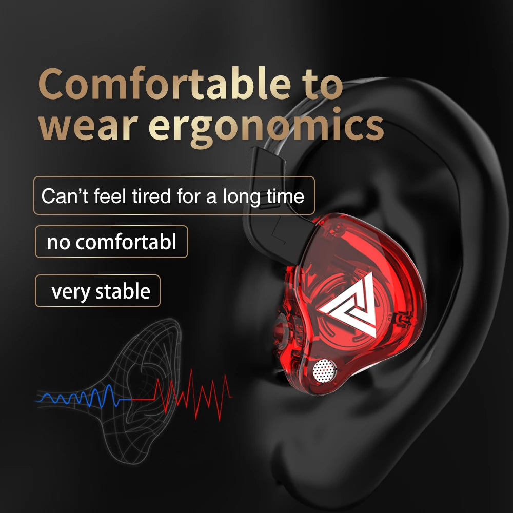 QKZ AK6 Wired HiFi In-Ear Earphones