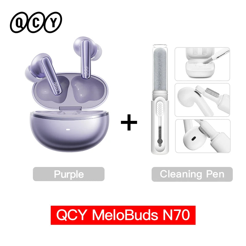 QCY MeloBuds N70 Bluetooth 6.0 ANC TWS Earbuds