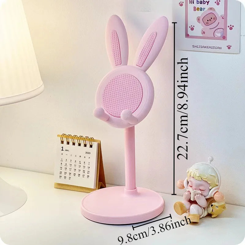 Cute Rabbit Adjustable Desktop Phone & Tablet Stand