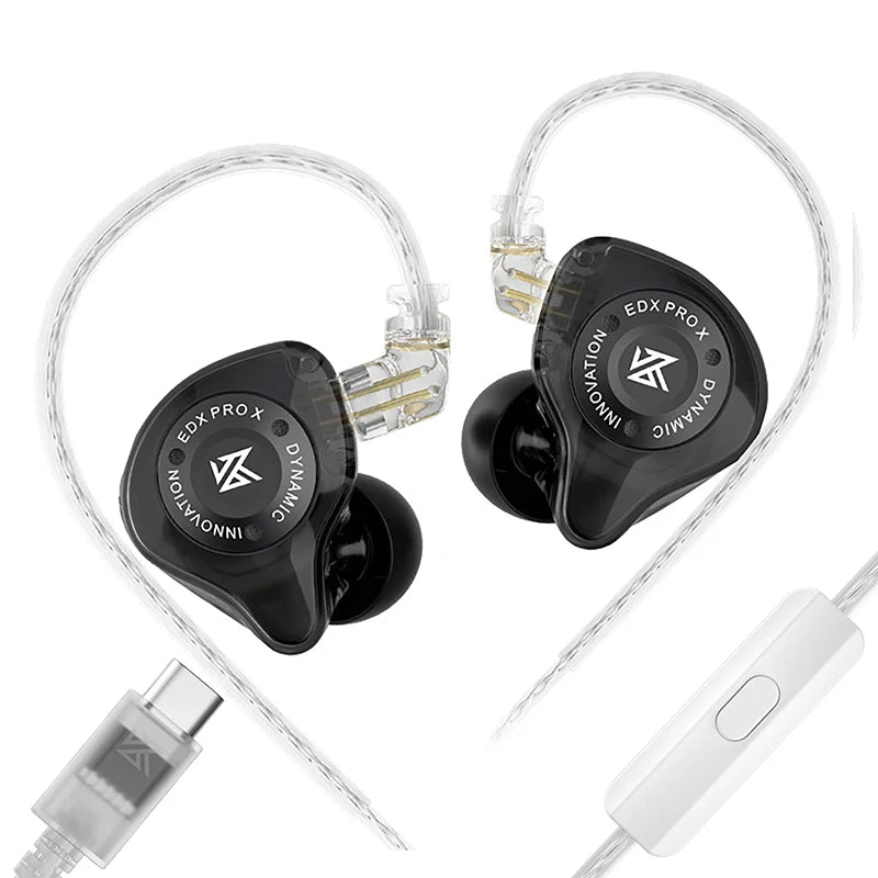 KZ EDX Pro X Dynamic HiFi In-Ear Monitor Earphones