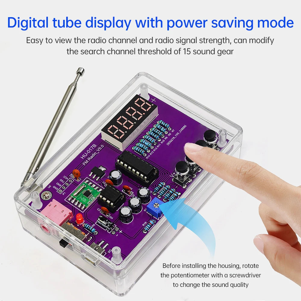 diymore RDA5807S DIY FM Radio Soldering Kit