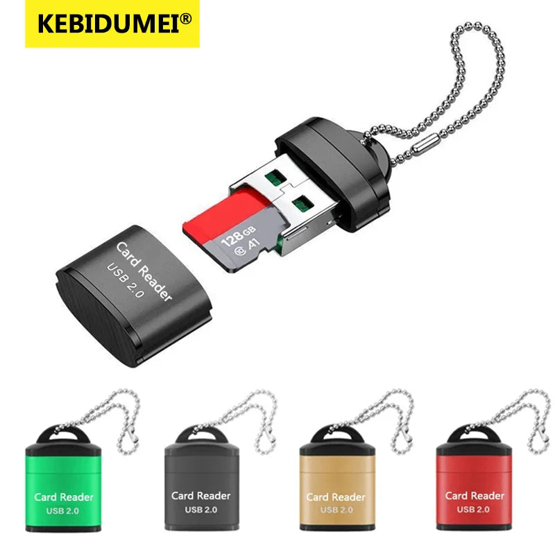 Kebidu Mini USB 2.0 SD/TF Card Reader