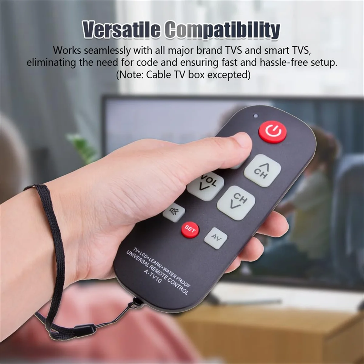 A-TV10 Simple Universal TV Remote