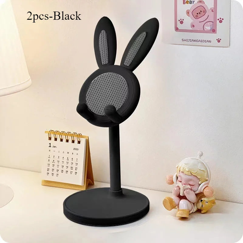 Cute Rabbit Adjustable Desktop Phone & Tablet Stand