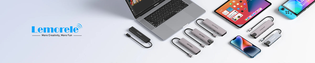 Lemorele TC57 4-Port USB-C Hub