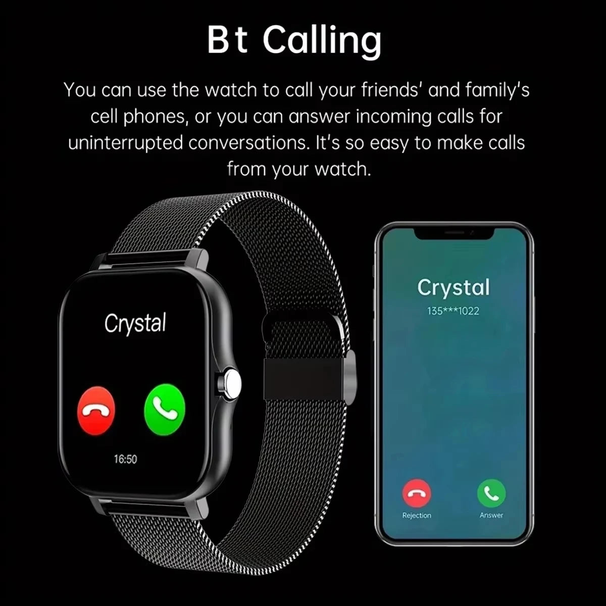 LAXASFIT Y13 Full Touch Smartwatch