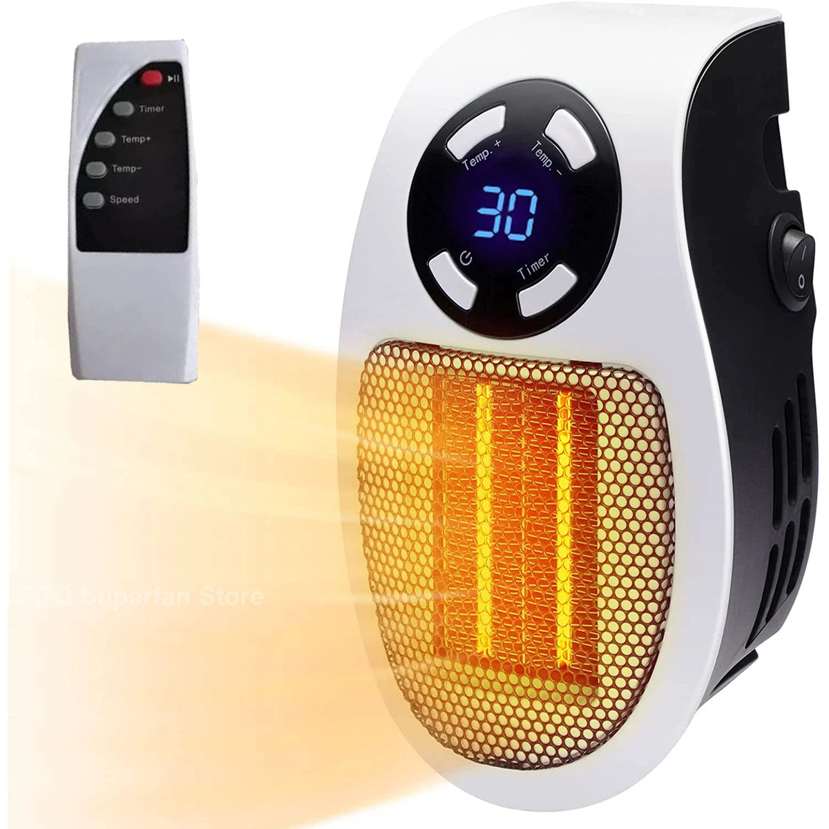 BAIHUAN 500W Plug-In Mini Heater