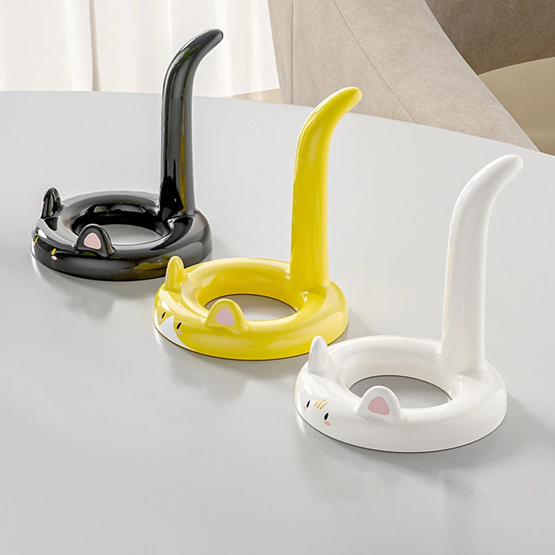 Cute Cat Desktop Phone Holder