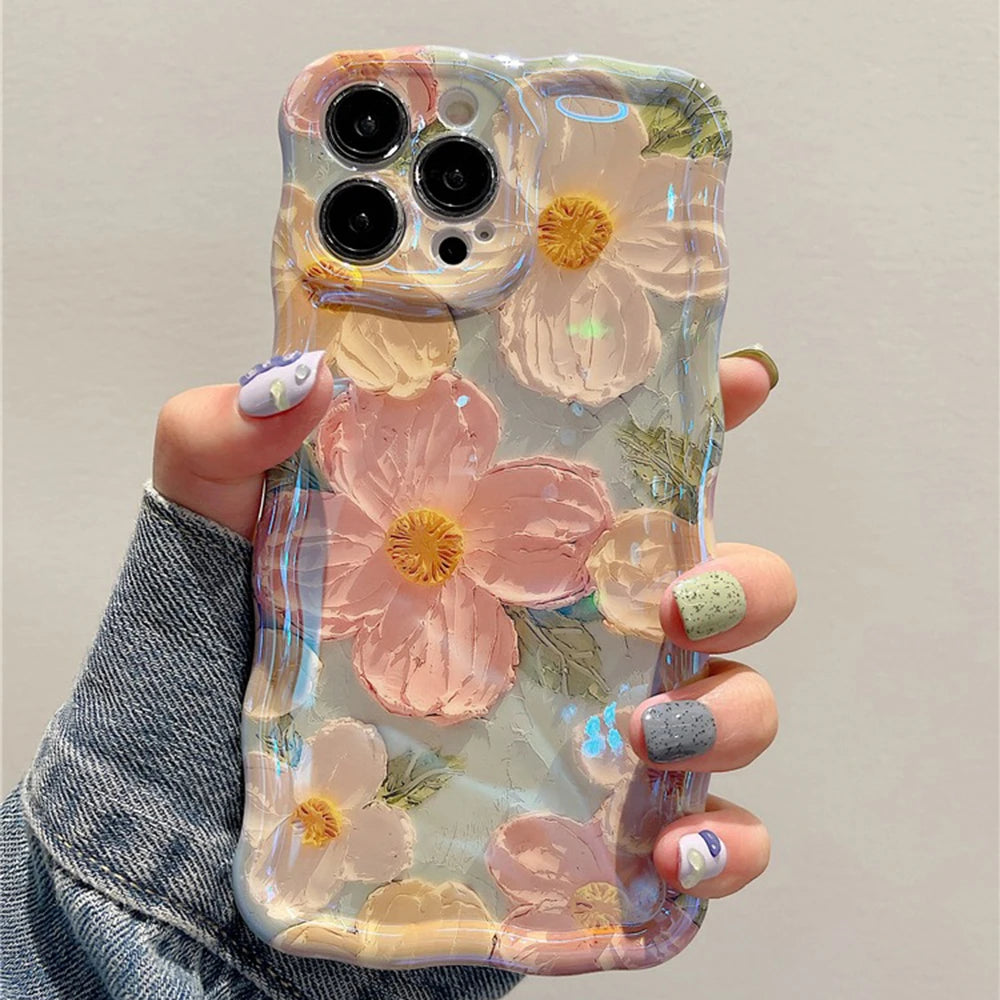 YuexTi Retro Oil Painting iPhone Case
