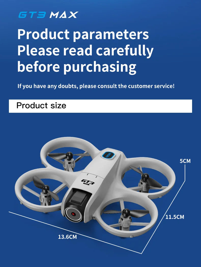 LYZRC GT3 MAX Camera Drone with 2-Axis Gimbal