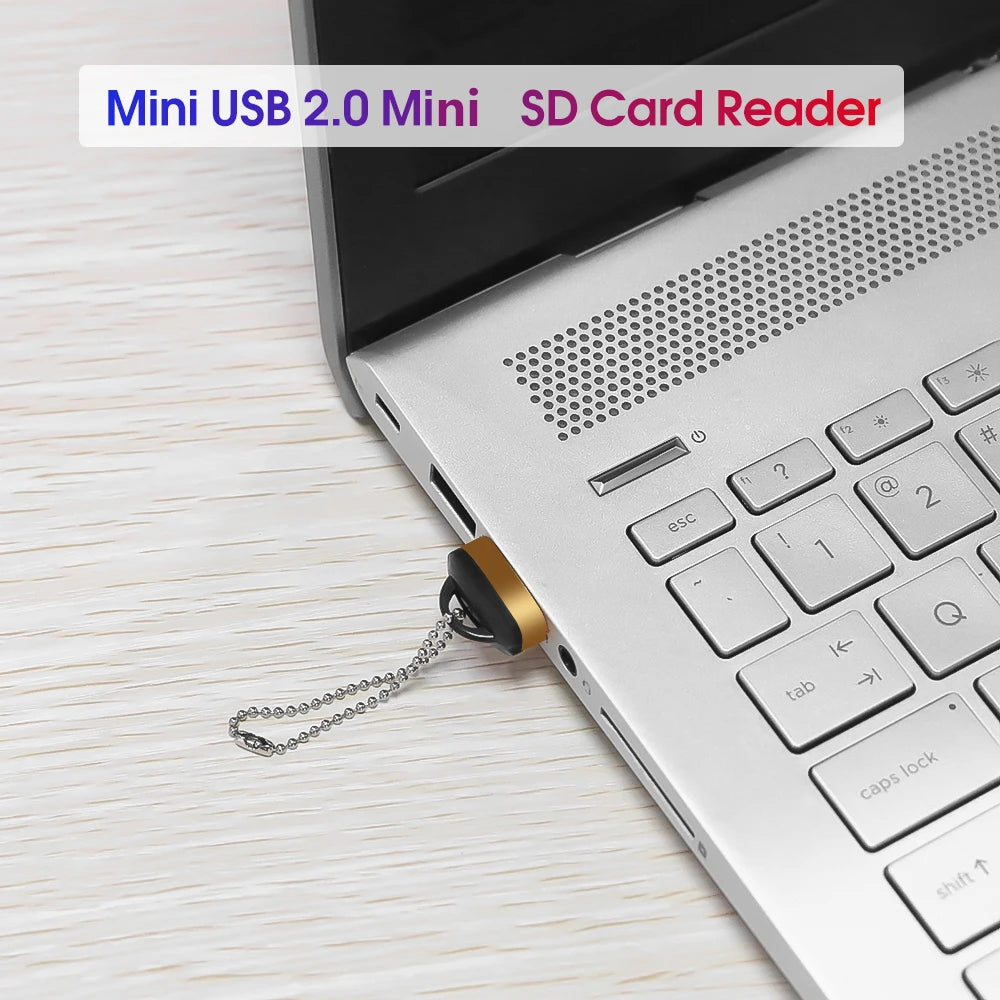 Kebidu Mini USB 2.0 SD/TF Card Reader