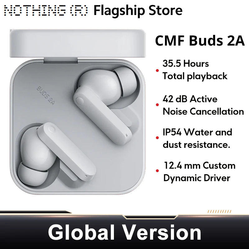 CMF Buds 2a Bluetooth 5.4 ANC Earbuds