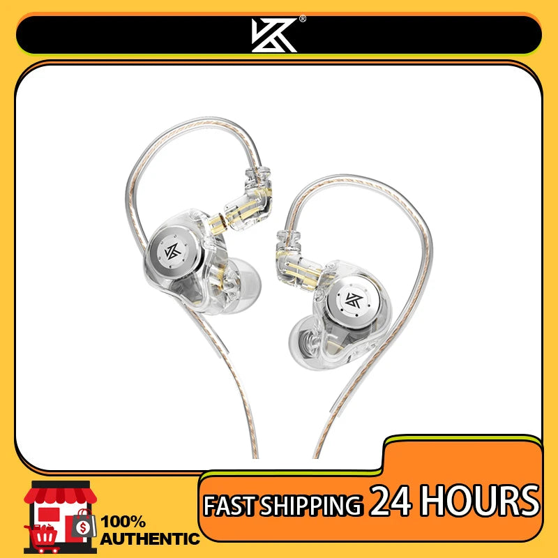 KZ EDX Pro Dynamic HiFi In-Ear Monitor Earphones