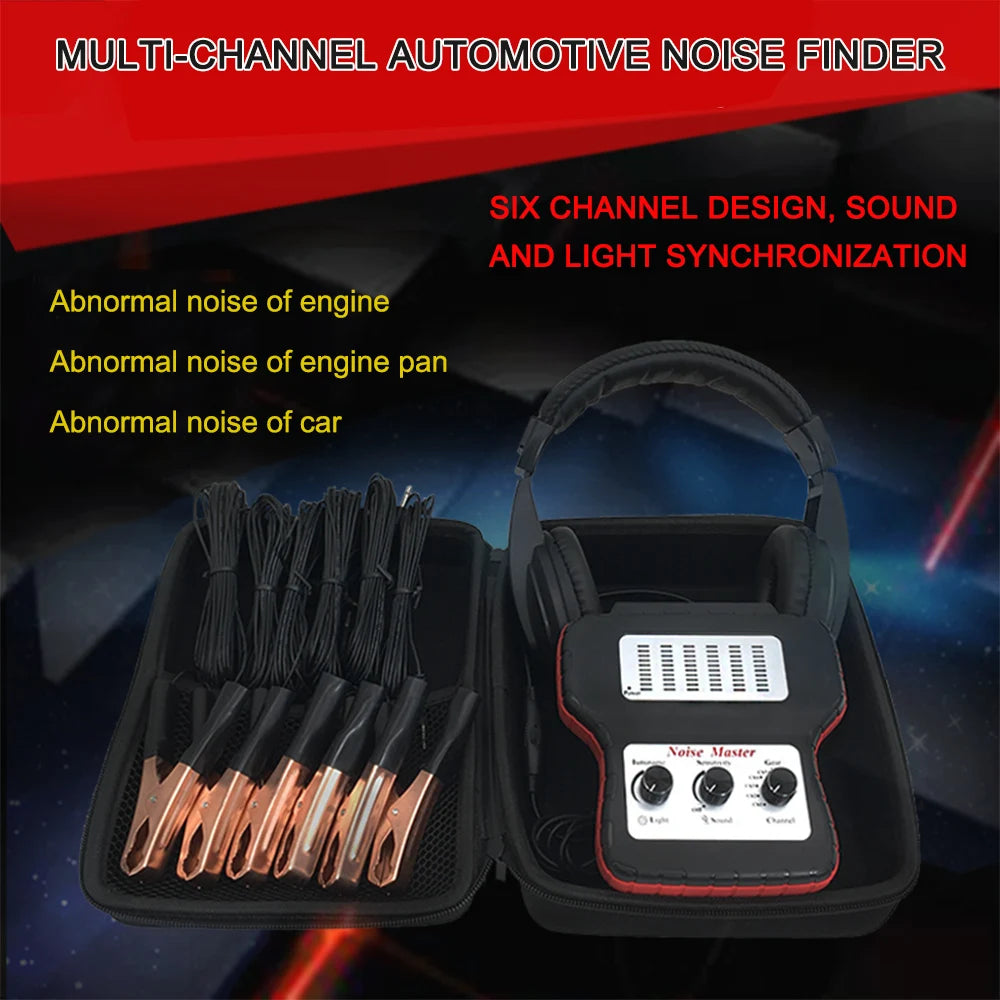 6-Channel Electronic Automotive Stethoscope
