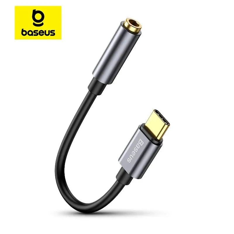 Baseus USB-C to 3.5mm AUX Audio Adapter