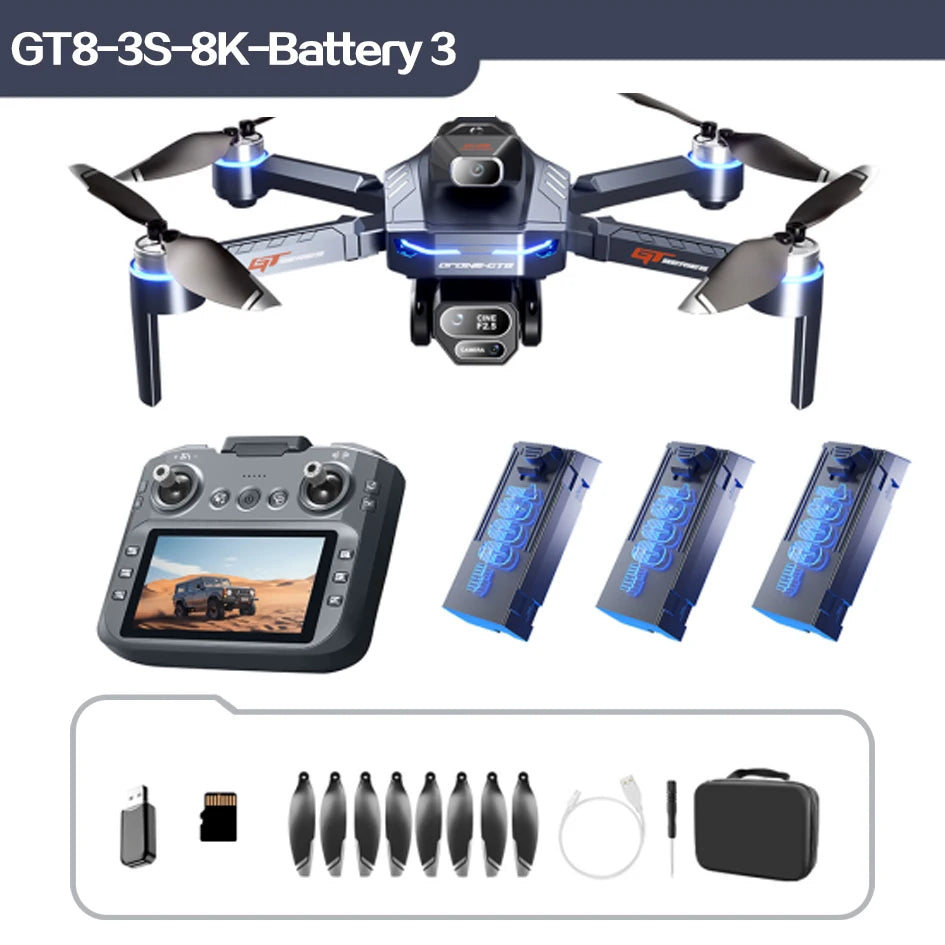 GT8 8K Dual-Camera FPV Drone