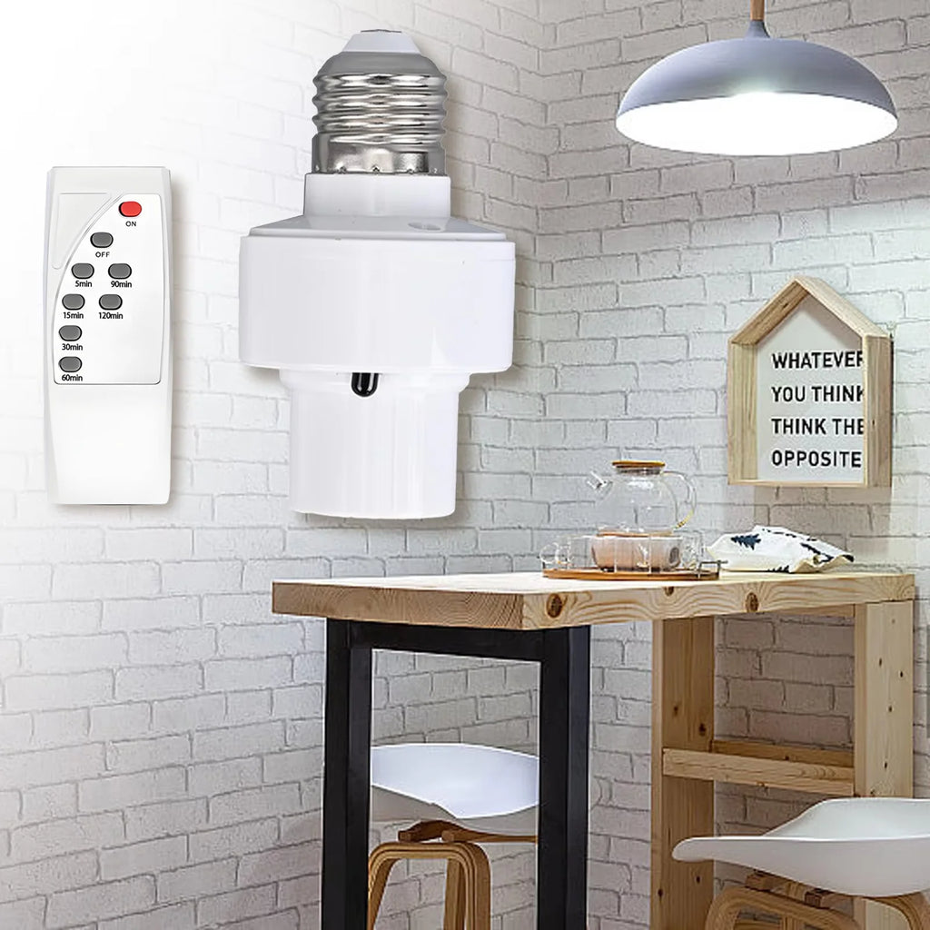 E27 Remote Control Lamp Holder