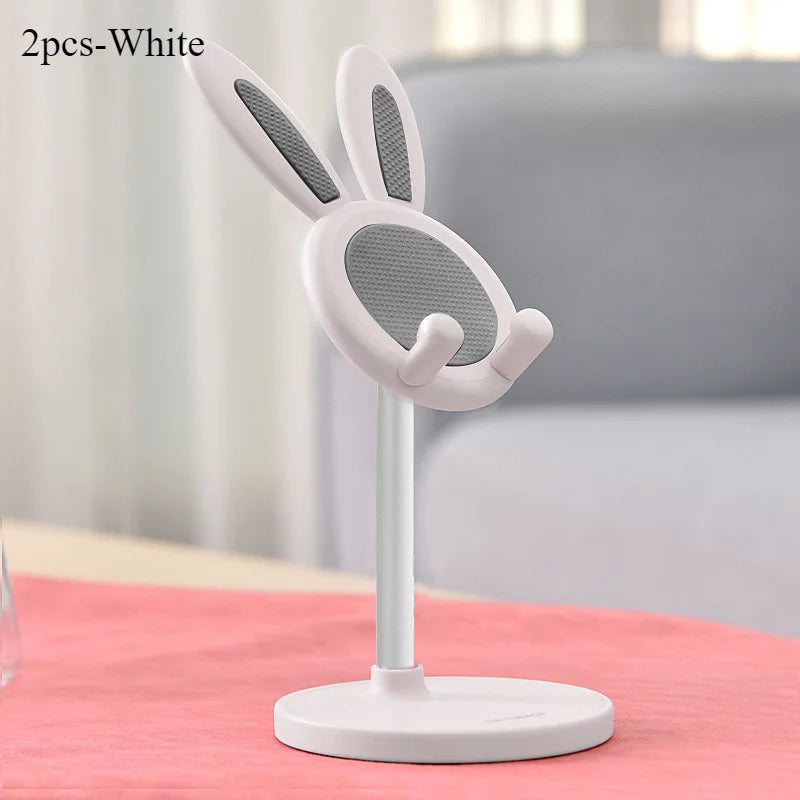 Cute Rabbit Adjustable Desktop Phone & Tablet Stand