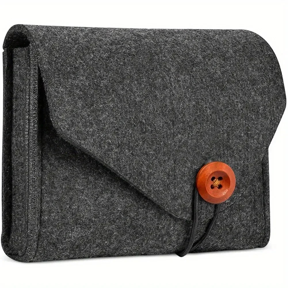 Portable Felt Electronics Accessories Organizer