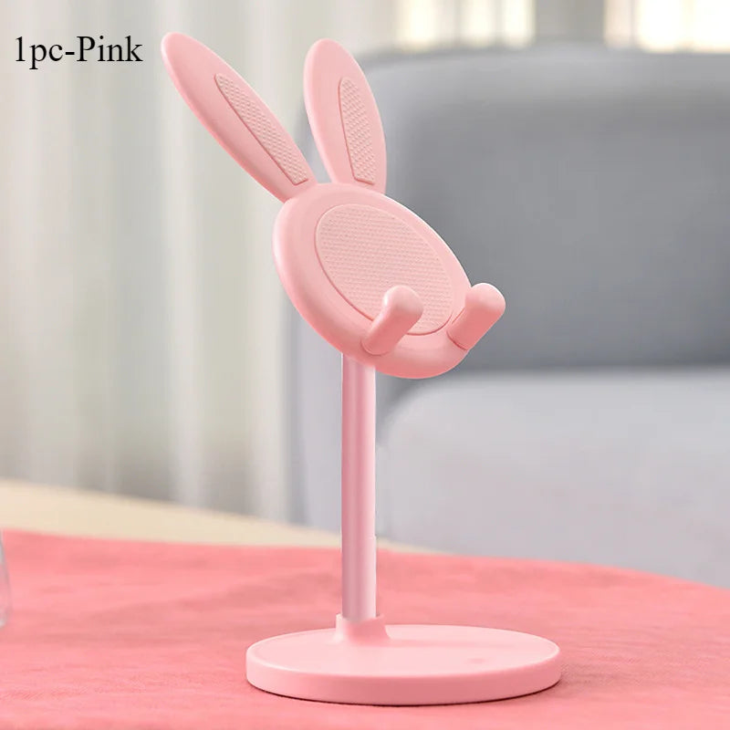 Cute Rabbit Adjustable Desktop Phone & Tablet Stand