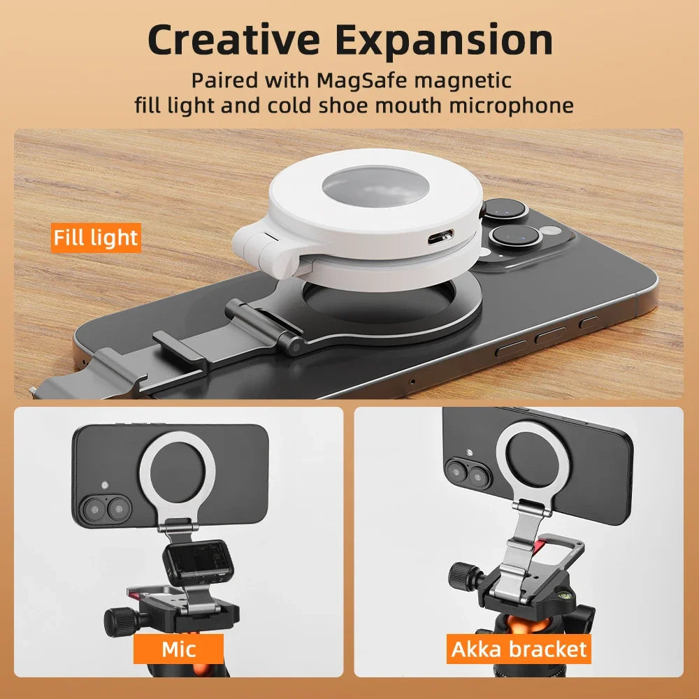 Flymile Magnetic Carabiner Phone Holder & Tripod Adapter