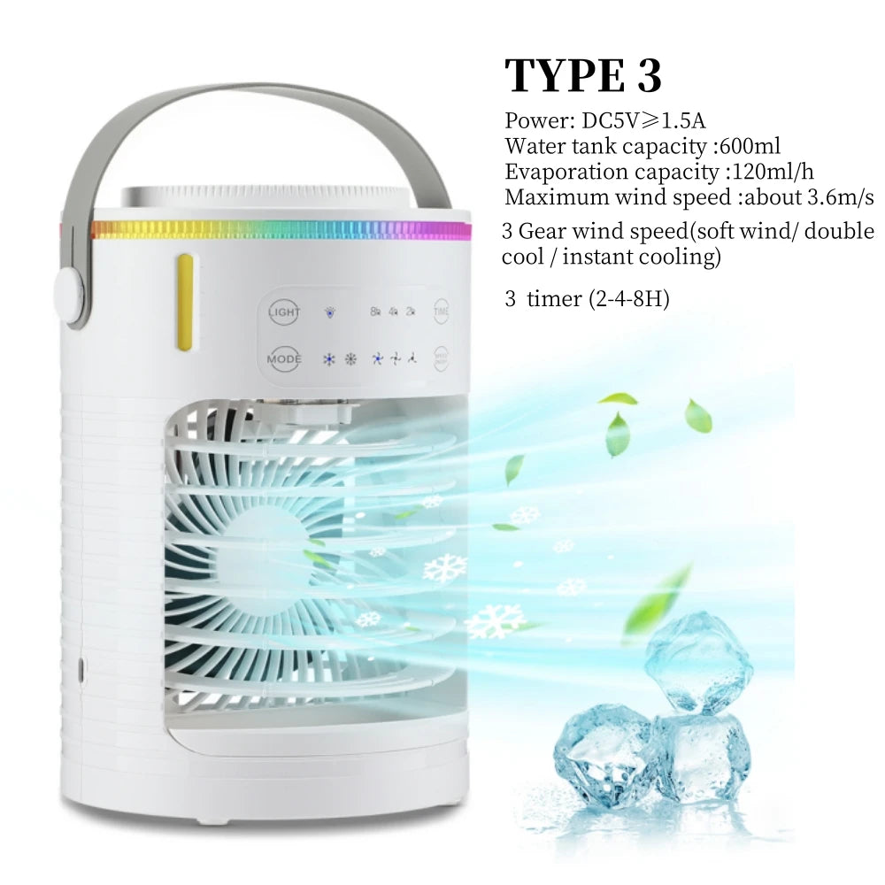 AFDEAL Portable Mist Air Cooler Fan