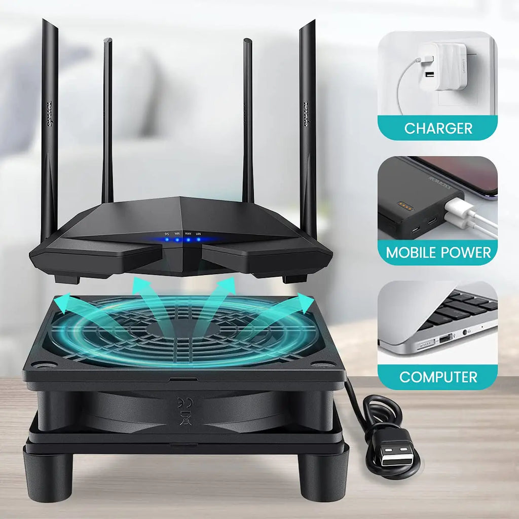 120mm USB Cooling Fan with Protective Grill