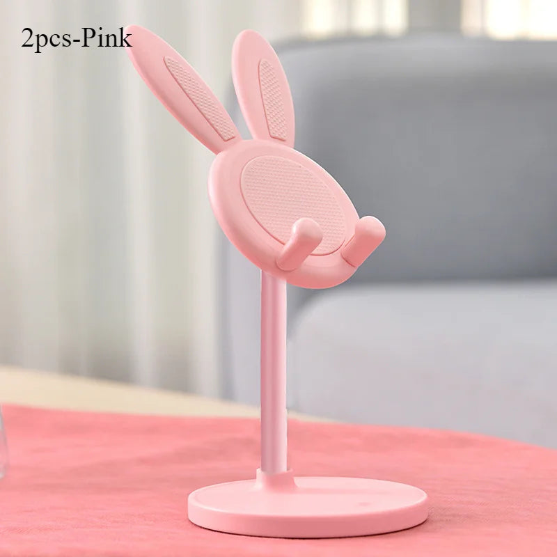 Cute Rabbit Adjustable Desktop Phone & Tablet Stand