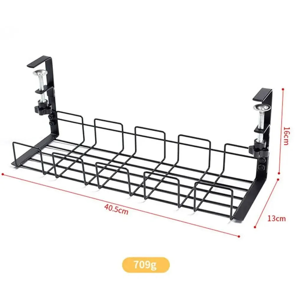 Under Desk Metal Cable Management Rack