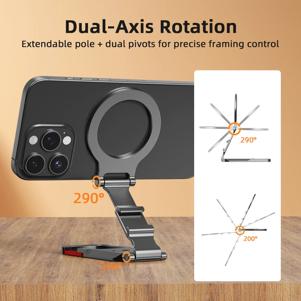 Flymile Magnetic Carabiner Phone Holder & Tripod Adapter