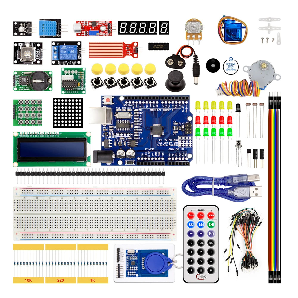 Arduino UNO R3 Complete Starter Kit with 40 Projects